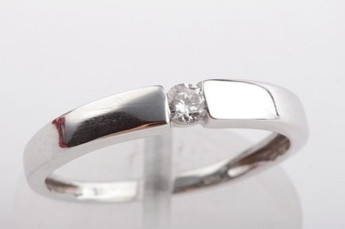 Anello teso cristallo 375 - , lui