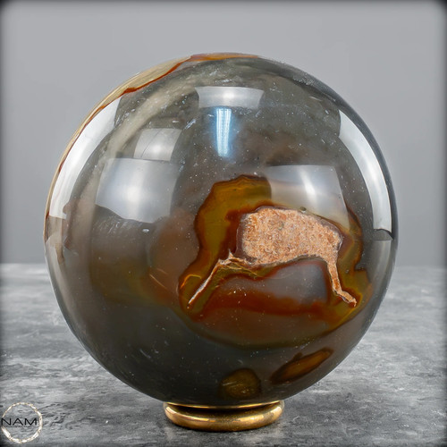 Sfera cristallo diaspro - di,