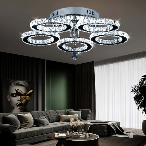 Plafoniera led cristallo - led, k9